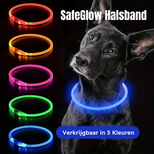 SafeGlow Halsband | Altijd zichtbaar, altijd veilig